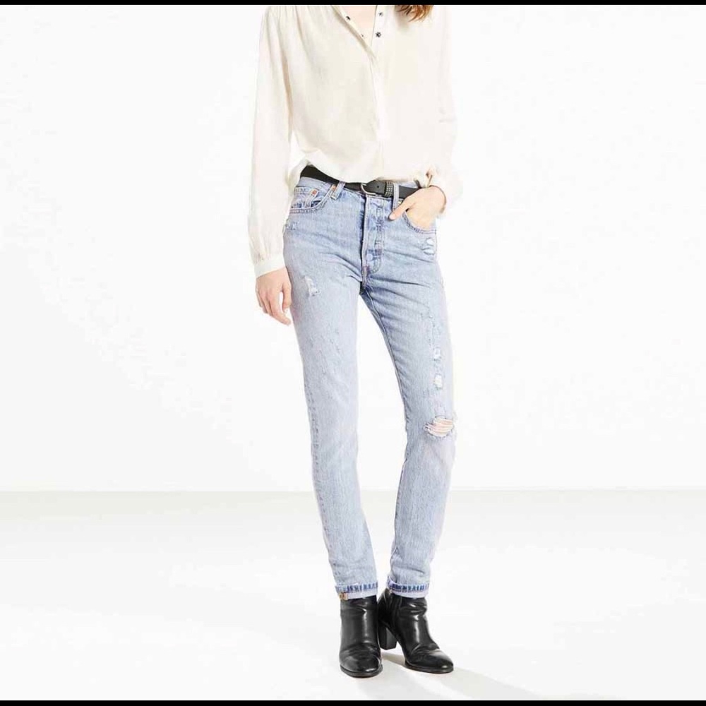 Levi’s 501 skinny - clear minds size 24